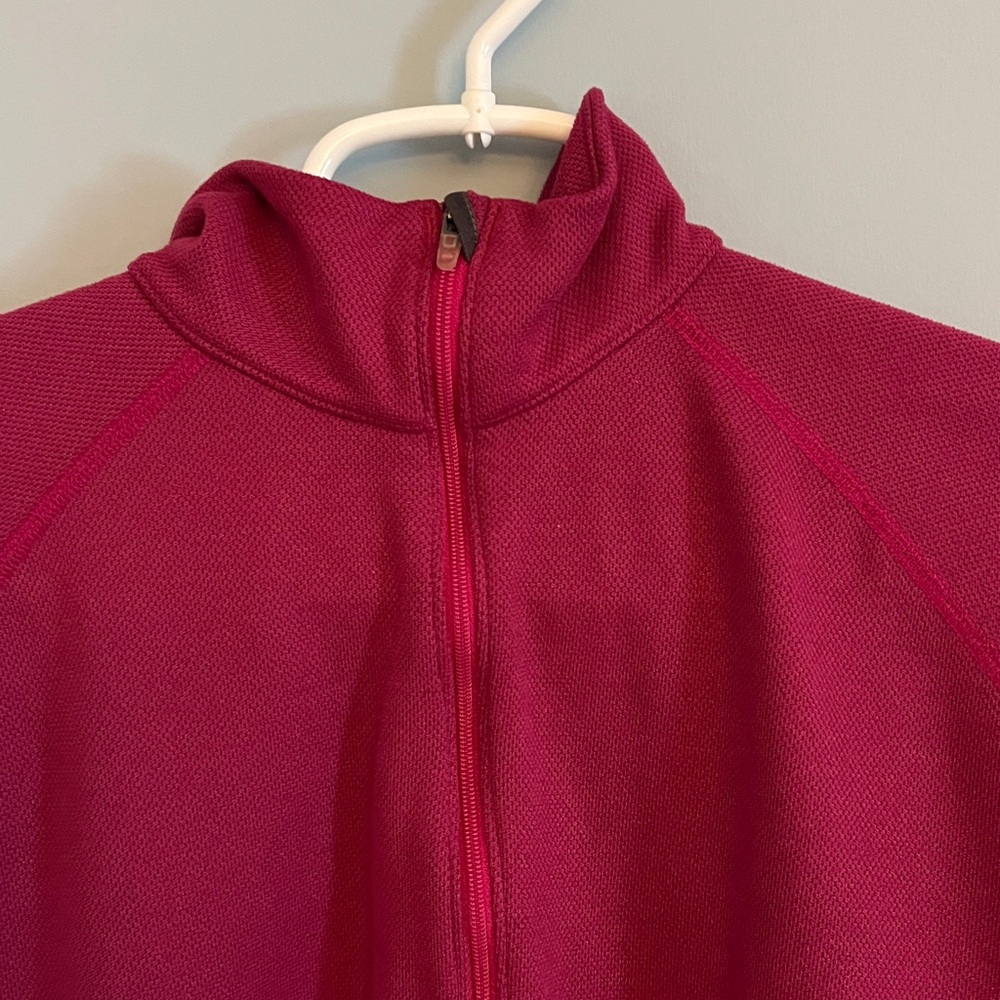 Raspberry Quarter-Zip Pullover - Picture 3 of 3
